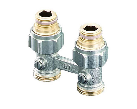 Узел нижнего подключения Multiflex F 1/2"х3/4", прямой, никелир., 1015883 - фото анонса