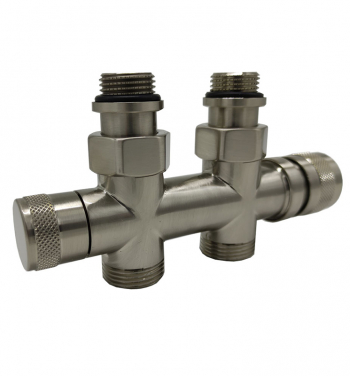Узел нижнего подключения прямой 1/2"х3/4"Е Никель матовый, 0682-1500NSE0 - фото анонса