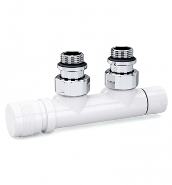 Узел нижнего подключения угловой Tondera 1/2"х3/4"Е Белый (левый), 0683-1500VCEA - фото анонса