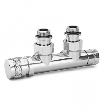 Узел нижнего подключения угловой Tondera 1/2"х3/4"Е Хром (левый), 0683-1500C0E0 - фото анонса