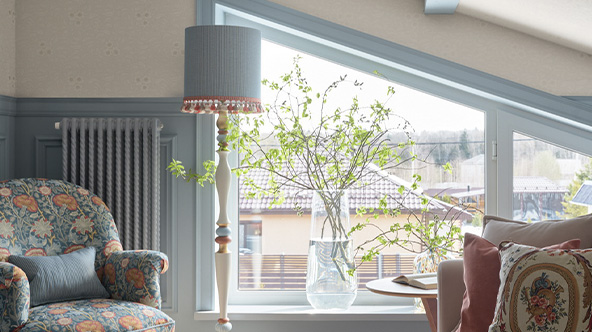 Радиатор Bataria Retro в проекте «Дачного ответа»: английская мансарда под крышей