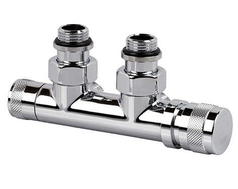 Узел нижнего подключения угловой 1/2"х3/4"Е Хром (правый), 0681-1500C0E0 - фото анонса