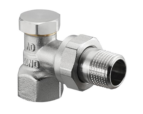 Вентиль на обратную подводку Oventrop Combi 2, 1/2", угловой, никелир., 1091062 - фото анонса
